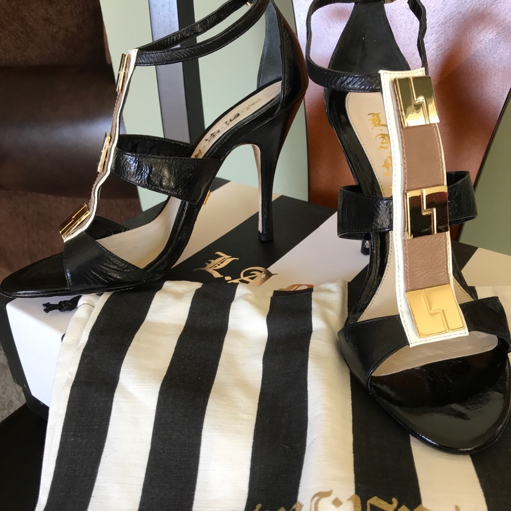 L.A.M.B. Heel Sandals